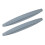 (2Pcs Grey) 2pcs Car Bumper Protector Strip Guard Corner Protection Strips Scratch Protector Crash Blade Anti-collision Auto Accessories 2