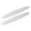(2Pcs White) 2pcs Car Bumper Protector Strip Guard Corner Protection Strips Scratch Protector Crash Blade Anti-collision Auto Accessories 2