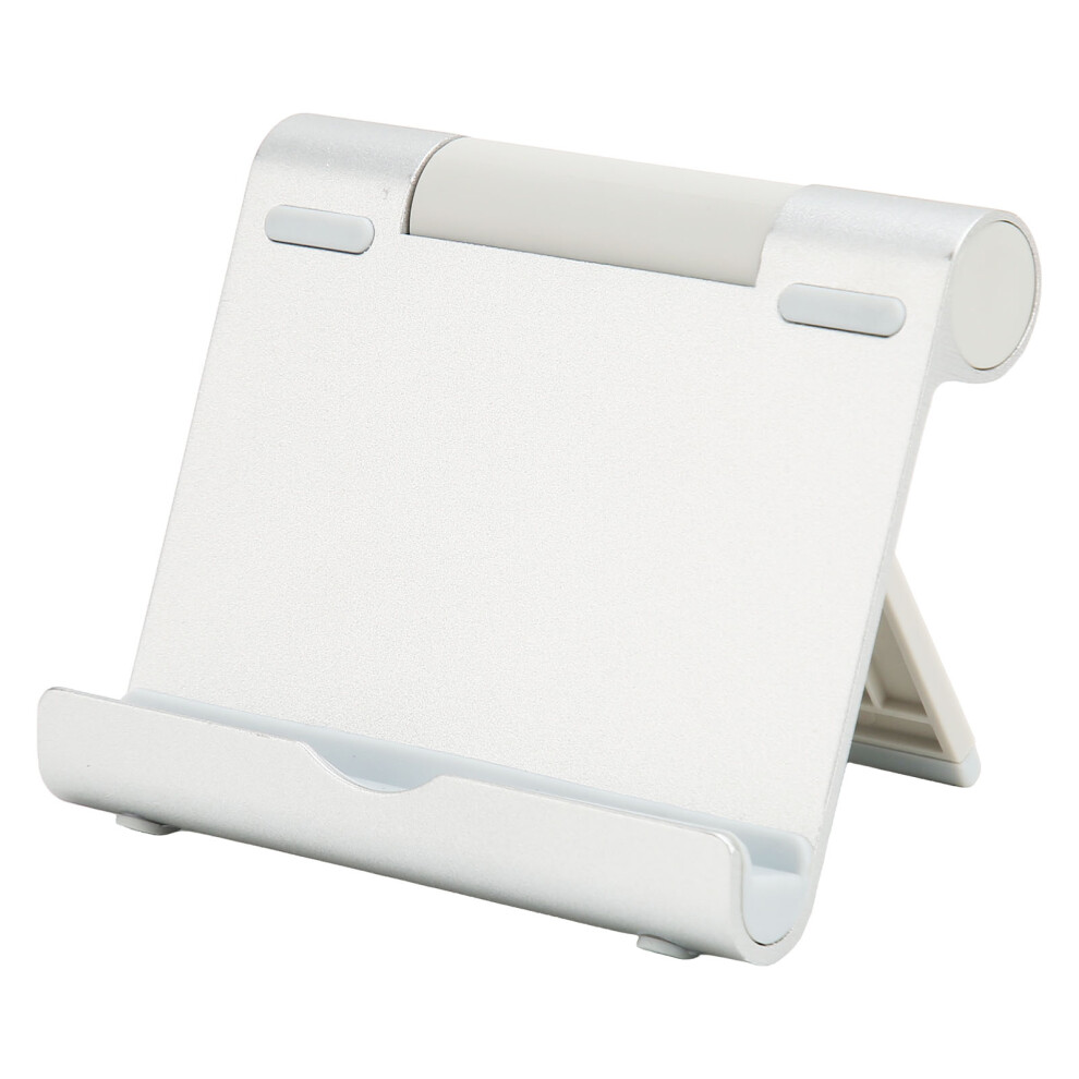 Phone Stand Rotatable 180 Degrees Foldable Silver 9121376943256