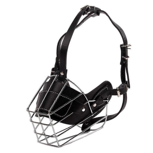Bull Terrier Muzzle for Reliable Training, Anti-biting Solution with Neoprene Padding And Breathable Wire Basket