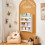 SoBuy Kids Wall Bookshelf 4-Tier White 16