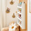 SoBuy Kids Wall Bookshelf 4-Tier White 19
