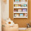 SoBuy Kids Wall Bookshelf 4-Tier White 13