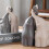 1 Pair Magnet Elephant Couples Ceramic Figurine Elephant Miniature Desk Elephant Couples 12