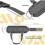 Ankle Straps for Cable Machines,adjustable Comfort Fit Neoprene, Reinforce Double D-ring 7