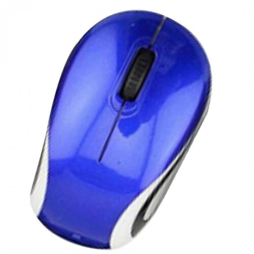 (Blue) Mini Small Wireless Mouse For Travel Optical Portable Mini Wireless Mouse With Usb Receiver For Pc Laptop