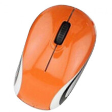 (Orange) Mini Small Wireless Mouse For Travel Optical Portable Mini Wireless Mouse With Usb Receiver For Pc Laptop