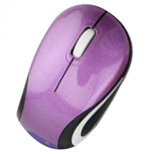 (Purple) Mini Small Wireless Mouse For Travel Optical Portable Mini Wireless Mouse With Usb Receiver For Pc Laptop