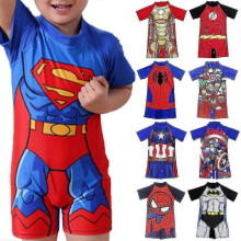 (Superman, 8-11 Years) 3-11 Years Kids Superman Swimwear One-piece Swimsuit Bathing Suit
