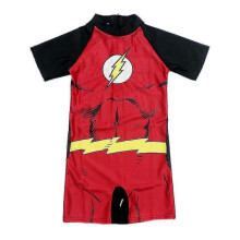 (The Flash, 3-4 Years) 3-11 Years Kids Superman Swimwear One-piece Swimsuit Bathing Suit