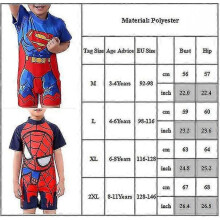 (Iron Man, 3-4 Years) 3-11 Years Kids Superman Swimwear One-piece Swimsuit Bathing Suit