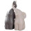 1 Pair Magnet Elephant Couples Ceramic Figurine Elephant Miniature Desk Elephant Couples 1