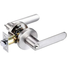 Door handle lock, aluminum alloy door handle for bedroom, cloakroom, storage room and office, lock s