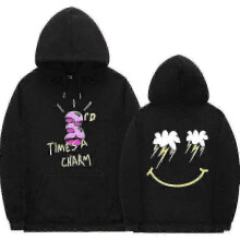 (Z0898*black,L)Cactus Jack Hoodie Men Women Double-sided Logo Print Look Mom I Can Fly Travis Scott Hoodies Unisex Fashion Hip Hop Streetwear
