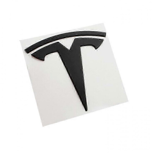 (3 Matte black Back)Metal Replacement Sticker For Tesla Model 3 Y Front Back Trunk Logo Replace Emblem Decals Stickers Accessories
