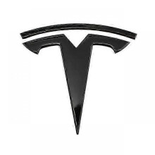 (3 Gloss Black Front) Metal Replacement Sticker For Tesla Model 3 Y Front Back Trunk Logo Replace Emblem Decals Stickers Accessories