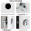 Safety Combination Cam Lock, 3 Digits Combination Lock 1-1/8" Combination Mailbox Lock for Cabinet 5