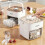 (Green) Portable Ice Maker  48-cube Countertop Machine W/ One-click Release 5