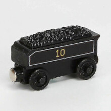 (10 CAR) Thomas And Friends Wooden Pocket Toy Train Model Toys Molley Gold Diesel Lady Toby Track Train Toys For Boys Children Birthday Gifts