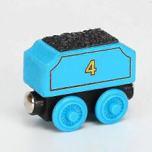 (4 car) Thomas And Friends Wooden Pocket Toy Train Model Toys Molley Gold Diesel Lady Toby Track Train Toys For Boys Children Birthday Gifts