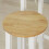 SoBuy Bartafel met 2 Barkrukken - Wit 6