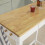 SoBuy Bartafel met 2 Barkrukken - Wit 5