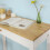 SoBuy Bartafel met 2 Barkrukken - Wit 4