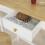 SoBuy Bartafel met 2 Barkrukken - Wit 9