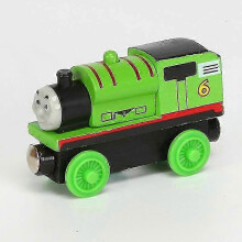 (Percy) Thomas And Friends Wooden Pocket Toy Train Model Toys Molley Gold Diesel Lady Toby Track Train Toys For Boys Children Birthday Gifts