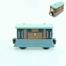 (toby) Thomas And Friends Wooden Pocket Toy Train Model Toys Molley Gold Diesel Lady Toby Track Train Toys For Boys Children Birthday Gifts