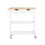 SoBuy Καρότσι Κουζίνας Λευκό με Ρόδες 85x39x90εκ 14