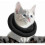 Adjustable Cat Collar, Soft Cat Recovery Collar, Protective Pet Collar After Surgery (s, Black) 1