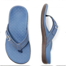 (40, Yellow) Vionic Thong Sandals Women Casual Non-slip Flip-flop Beach Sandal With Buckle
