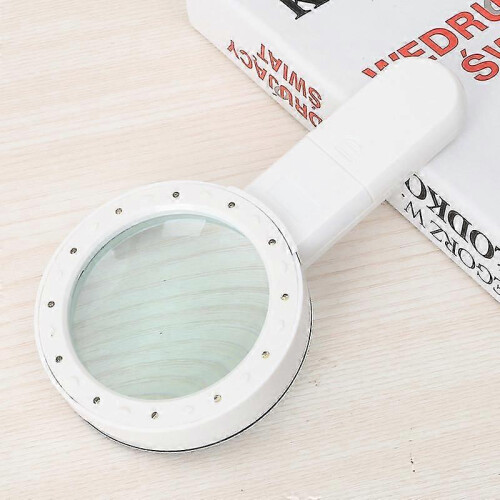 Reading Magnifier, 30x Magnifier, Illuminated Magnifier with 12 High-power Leds 1