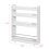 SoBuy White 4-Tier Serving Trolley on Wheels 3