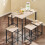 SoBuy Bartisch-Set mit 4 Barhockern OGT11-N 17