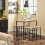 SoBuy Bartisch-Set mit 4 Barhockern OGT11-N 8