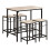 SoBuy Bartisch-Set mit 4 Barhockern OGT11-N 1