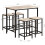 SoBuy Bartisch-Set mit 4 Barhockern OGT11-N 9