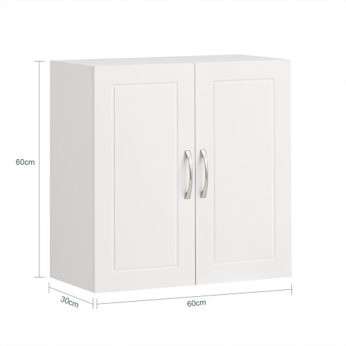 SoBuy Hängeschrank FRG231-W Weiß 2