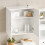 SoBuy Hängeschrank FRG231-W Weiß 4