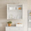 SoBuy Hängeschrank FRG231-W Weiß 14