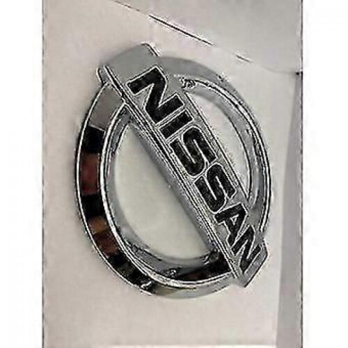 Nissan Chrome 15cm X 13cm Rear Tailgate Badge 1