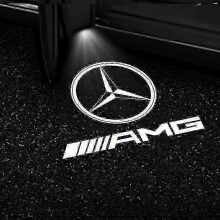 (6) For Mercedes Benz Gls Glc Glb Gla A B C E Class 2x Car Door Led Projector Lights With Logo Display