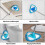 Ceiling Retractable Triangular Cleaning Mop Floor Cleaning Kitchen Ceiling Wall Glass 3