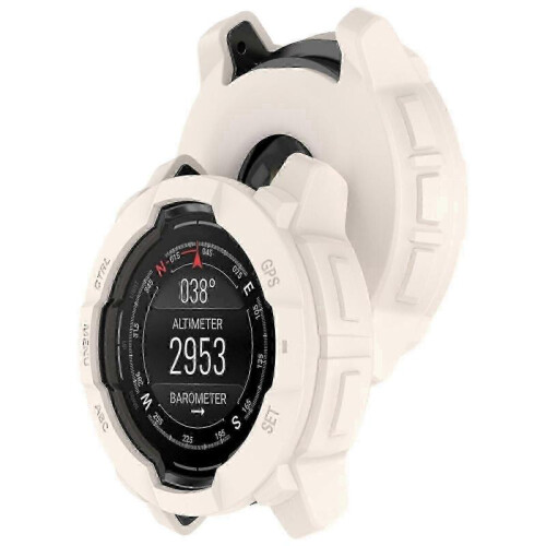 (Starlight) Garmin Instinct 3 Amoled/solar 45mm Compatible Silicone Protective Cover 2