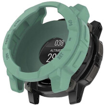 (Forest Green) Garmin Instinct 3 Amoled/solar 45mm Compatible Silicone Protective Cover