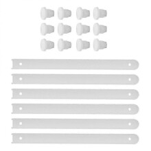 3 Sets Plastic Drawer Slides Drawer Replacement Parts Drawer Rails Drawer Track Rails