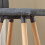 SoBuy μπαρ καρέκλα γκρι με πάτημα και πλάτη 9