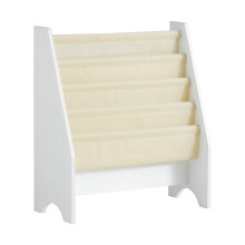 SoBuy® FRG225-W, Children Bookcase Sling Storage Rack Organizer Holder